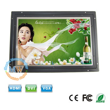 LED-Hintergrundbeleuchtung TFT-Farb-Open-Frame-10-Zoll-VGA-Monitor mit 12V DC-Eingang